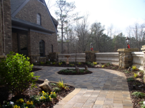 After Picture of Hardscaping on Driveway | Mansell Landscape